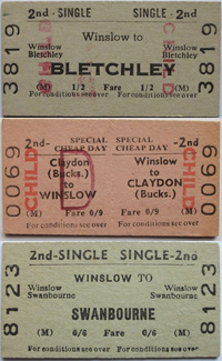 Tickets to Bletchley, Claydon and Swanbourne